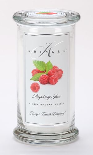 Raspberry Jam scented candle from Kringle Candle Co